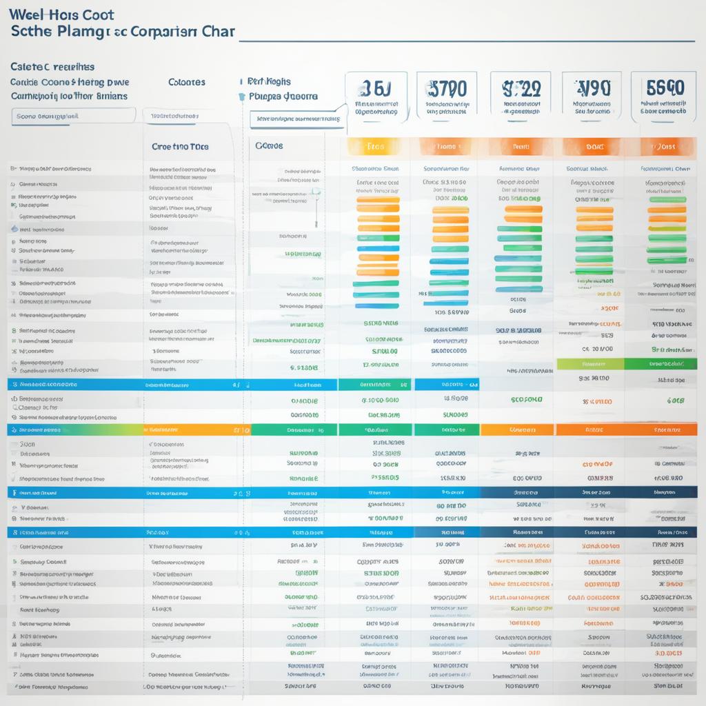 web hosting costs comparison chart web hosting costs comparison chart